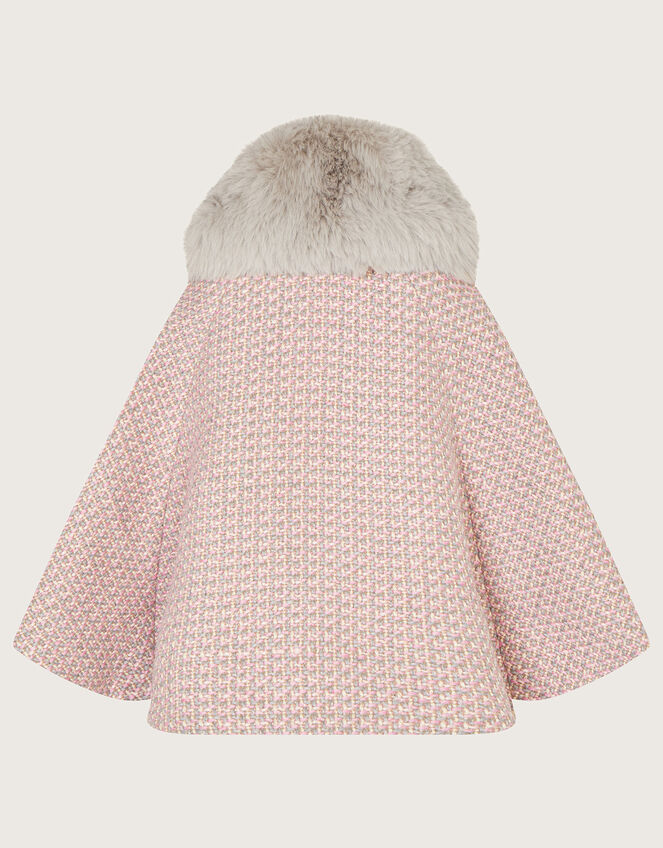 Baby Tweed Cape, Grey (GREY), large