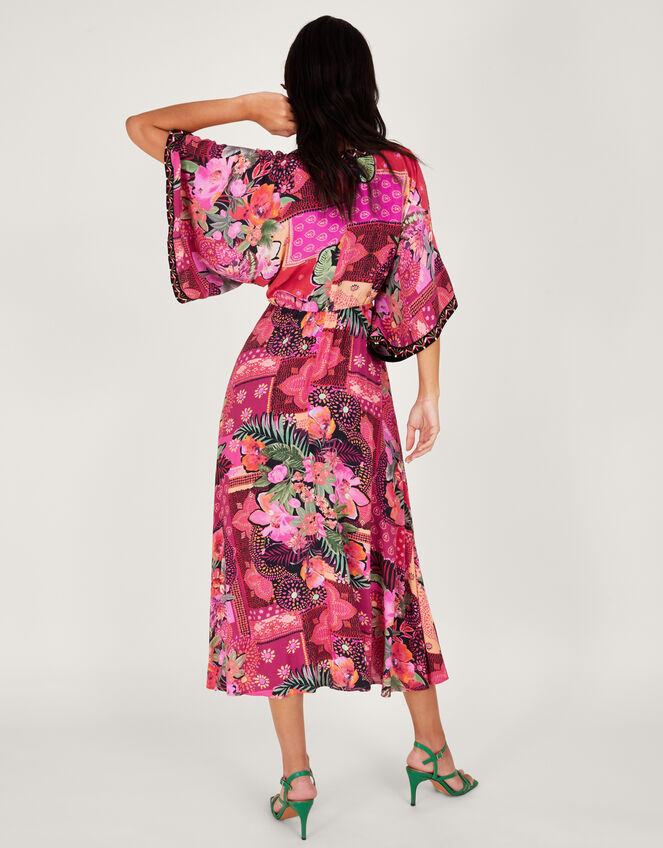 Anastasia Kimono Dress, Pink (PINK), large