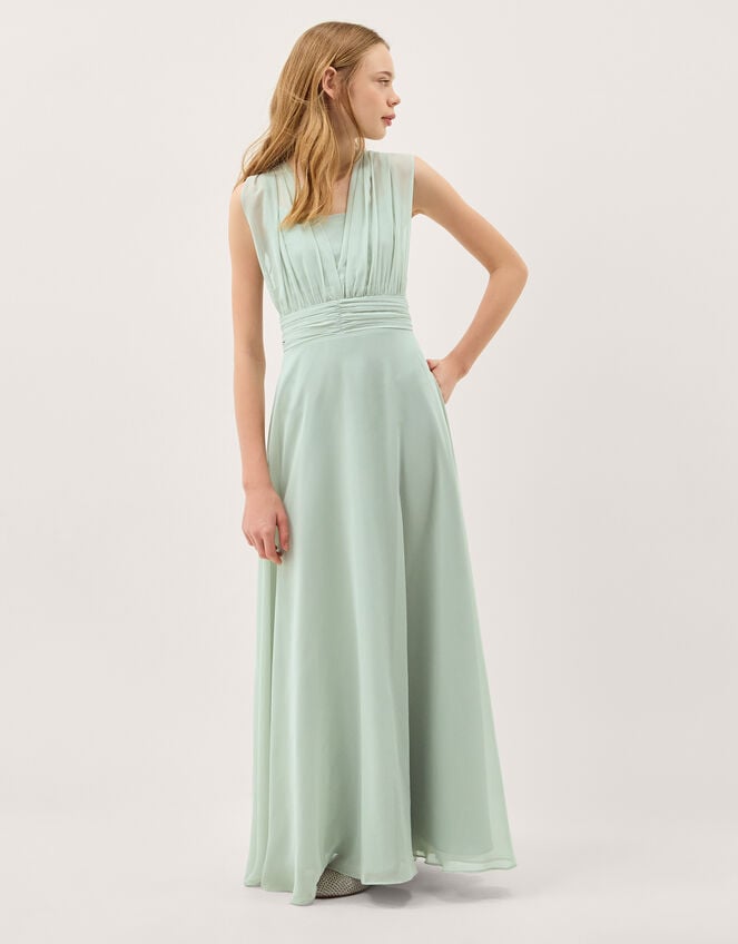 Maddison Multiway Chiffon Dress, Green (SAGE), large