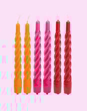 6-Pack Anna and Nina Twisted Candles, , large