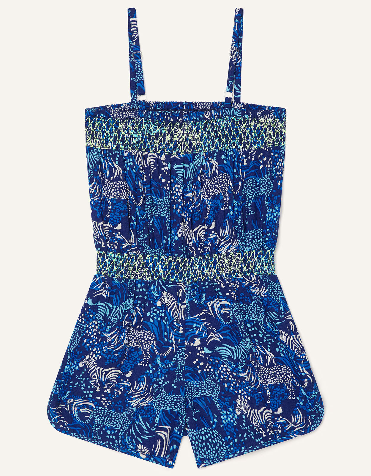 Sadie Zebra Playsuit in Recycled 
