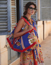 One Hundred Stars Rio Floral Slouch Bag, , large