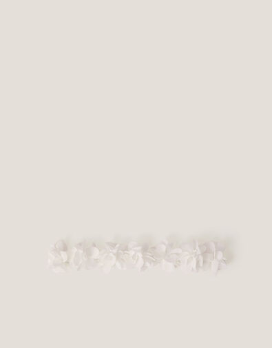 Baby Flower Bando Headband, Ivory (IVORY), large