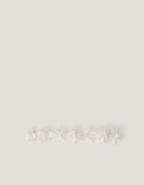 Baby Flower Bando Headband, Ivory (IVORY), large