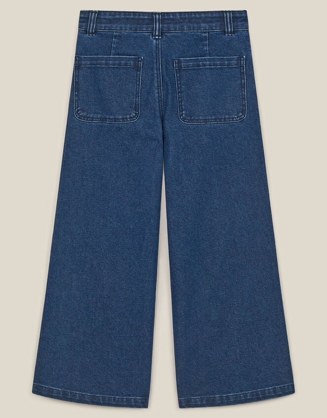 Jewel Embellished Jeans, Blue (BLUE), large