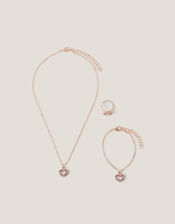 Jewel Heart Jewellery Set, , large
