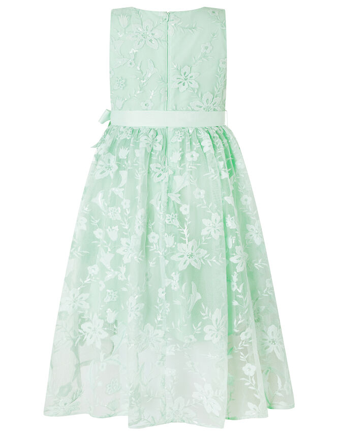 Sylvie Mint Lace High-Low Dress, Green (MINT), large