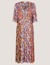 Ceri Floral Print Jersey Midi Dress, Multi (MULTI), large