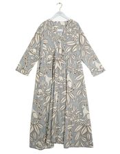 One Hundred Stars Sphinx Pintuck Maxi Dress, Grey (GREY), large