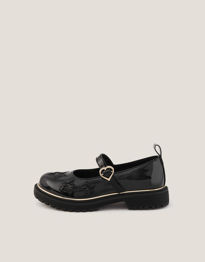 Star Parent Mary Jane Flats, Black (BLACK), large