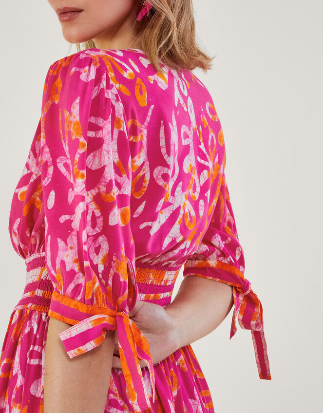 ARTISAN STUDIO Eliza Batik Dress, Orange (CORAL), large