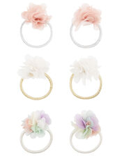 Rainbow Flower Hair Band Multipack , , large