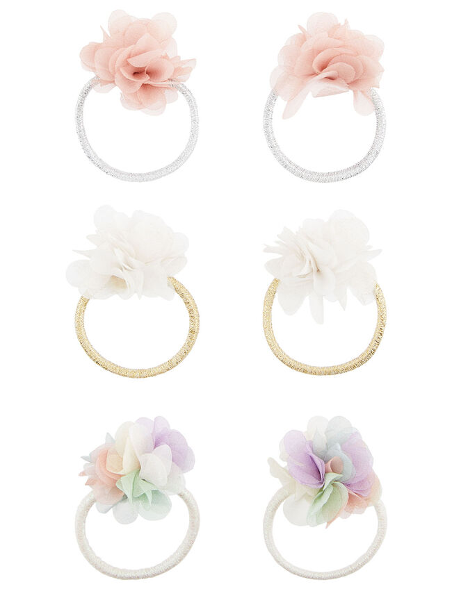 Rainbow Flower Hair Band Multipack , , large