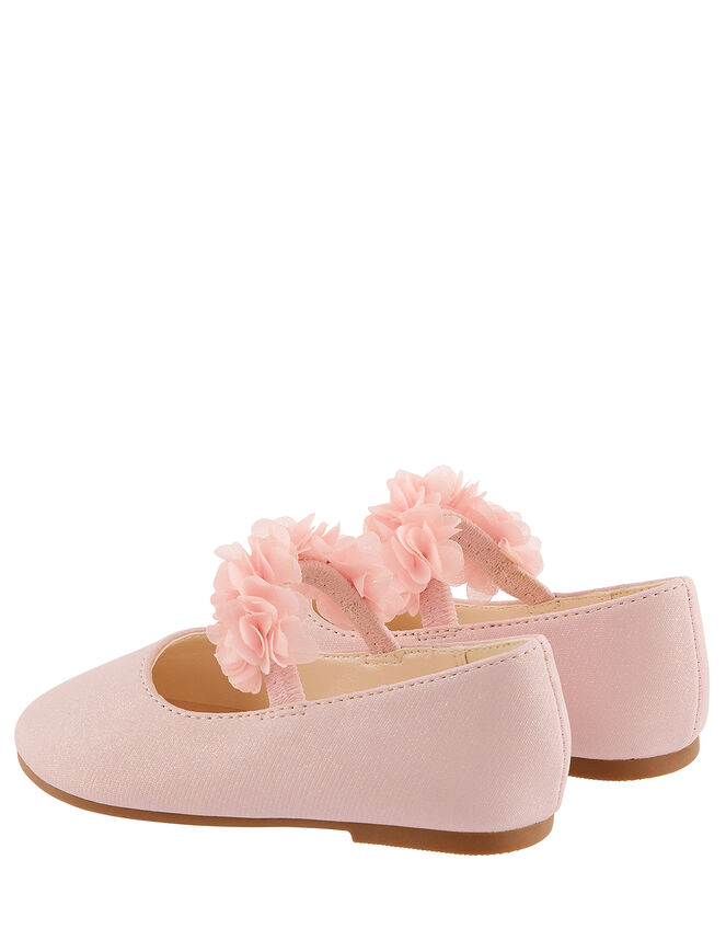 Baby Cynthia Corsage Walker Shoes, Pink (PINK), large