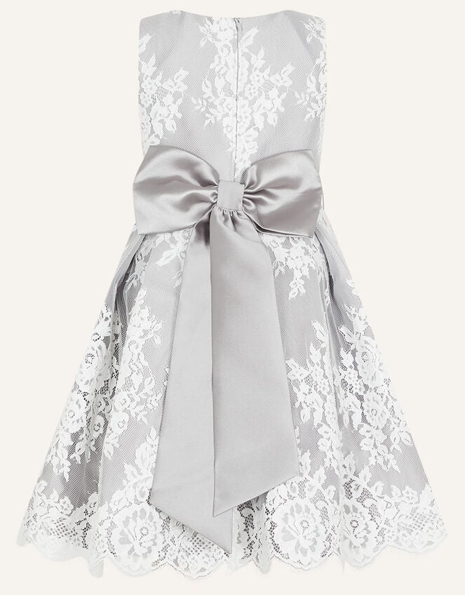 Lola Lace Dress, Grey (GREY), large