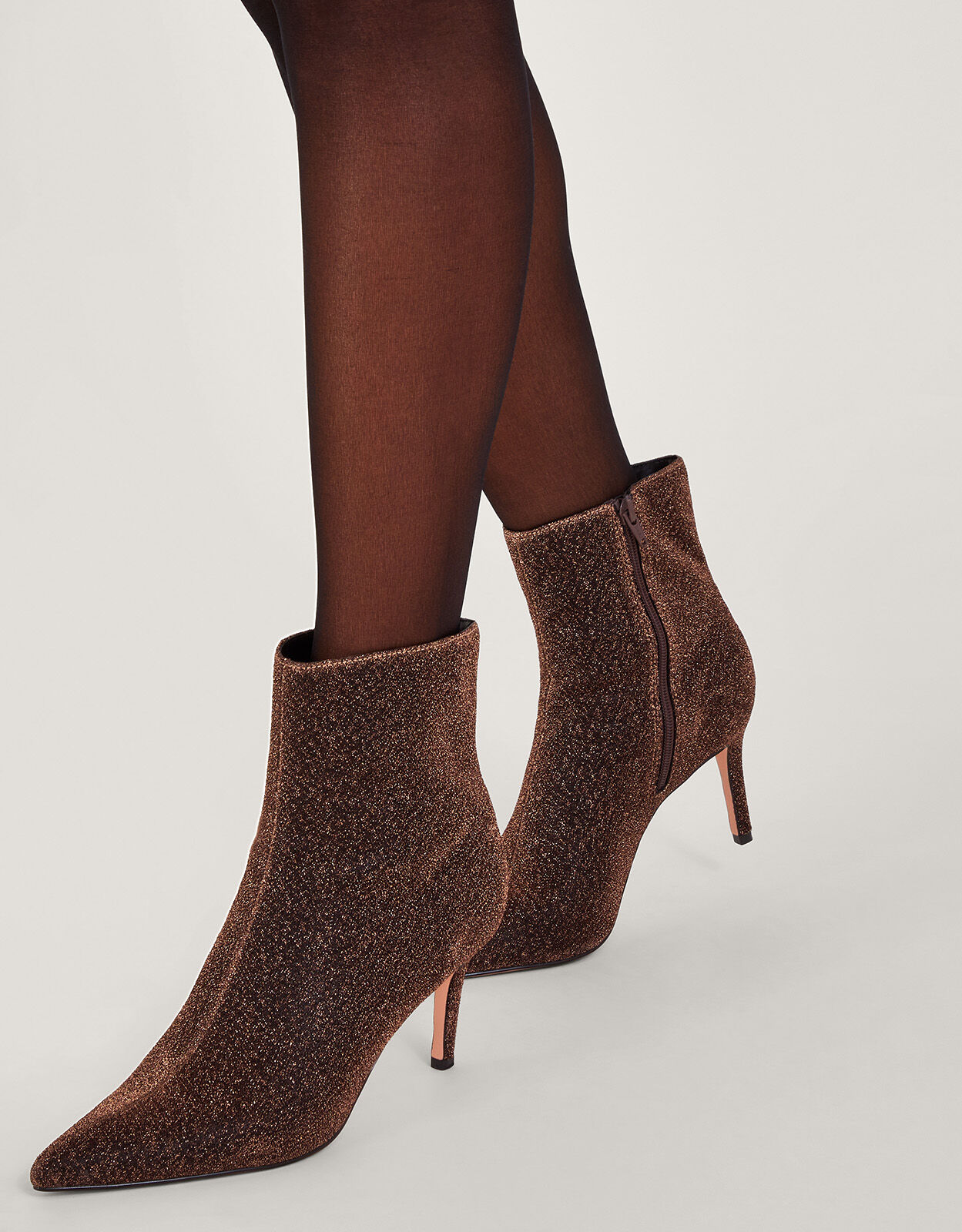 Womens glitter outlet ankle boots