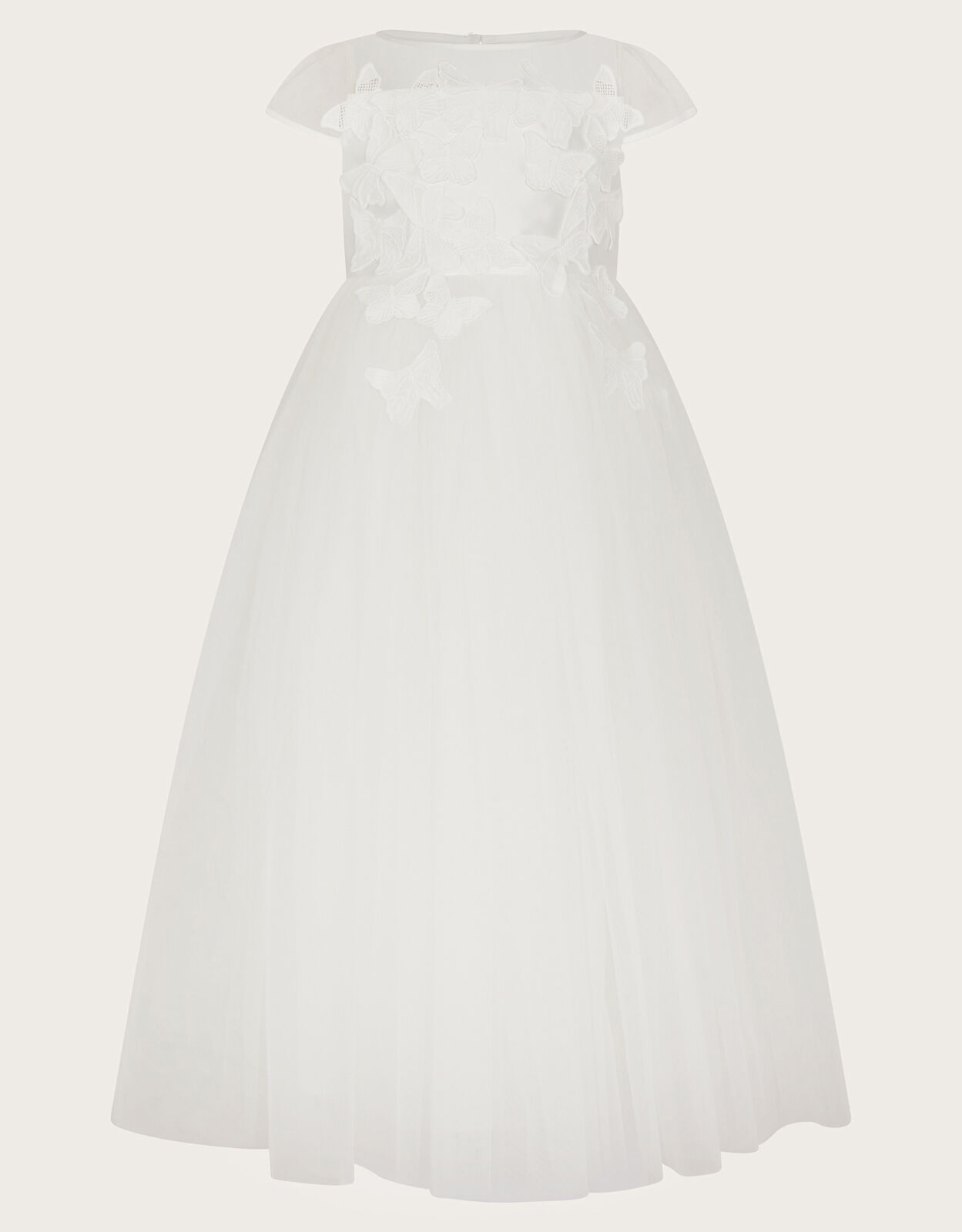Monsoon girls white online dress