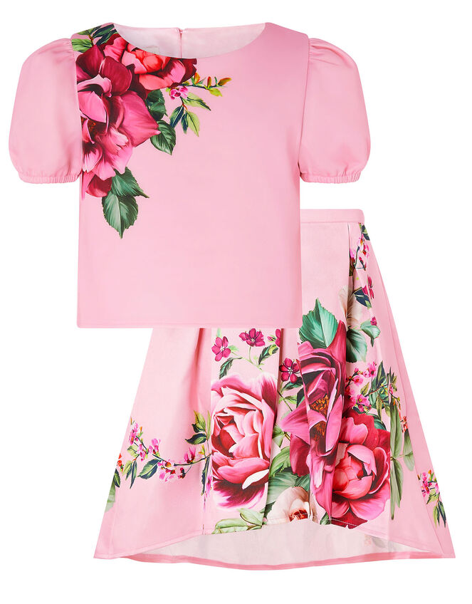 Alana Rose Top and Skirt Set, Pink (PINK), large