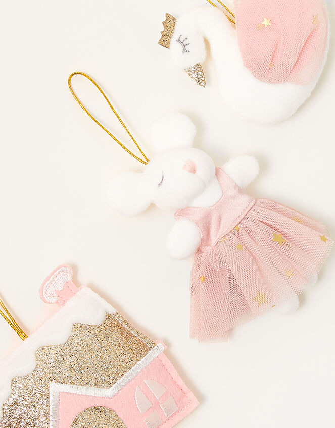 Swan Ballerina Christmas Decorations, , large