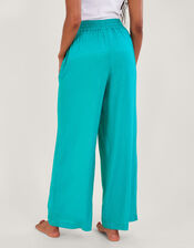 Vicki Plain Trousers, Blue (TURQUOISE), large