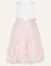Florence 3D Roses Dress, Pink (PINK), large