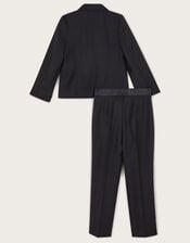 Kiera Two-Piece Tuxedo, Black (BLACK), large