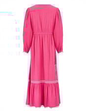 East Karyta Embroidered Maxi Dress, Pink (PINK), large