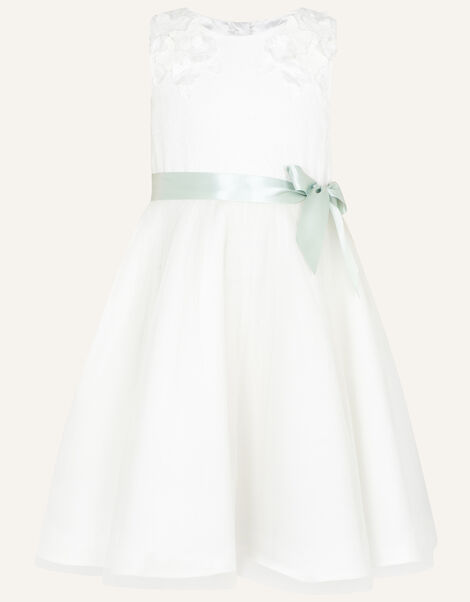 Freya Scuba Bridesmaid Dress Ivory, Ivory (IVORY), large
