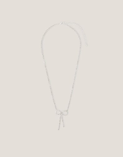 Diamant&eacute; Bow Necklace, , large