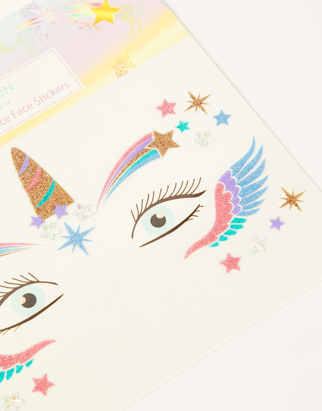 Rainbow Sky Dance Face Stickers, , large