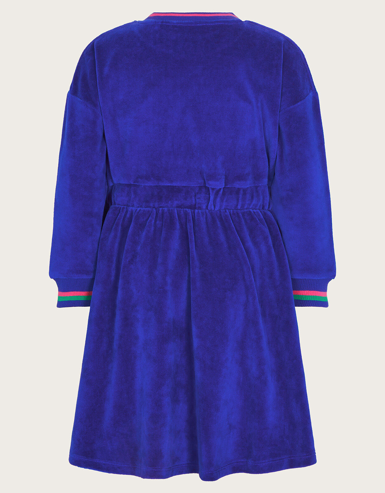 Monsoon navy velvet dress online