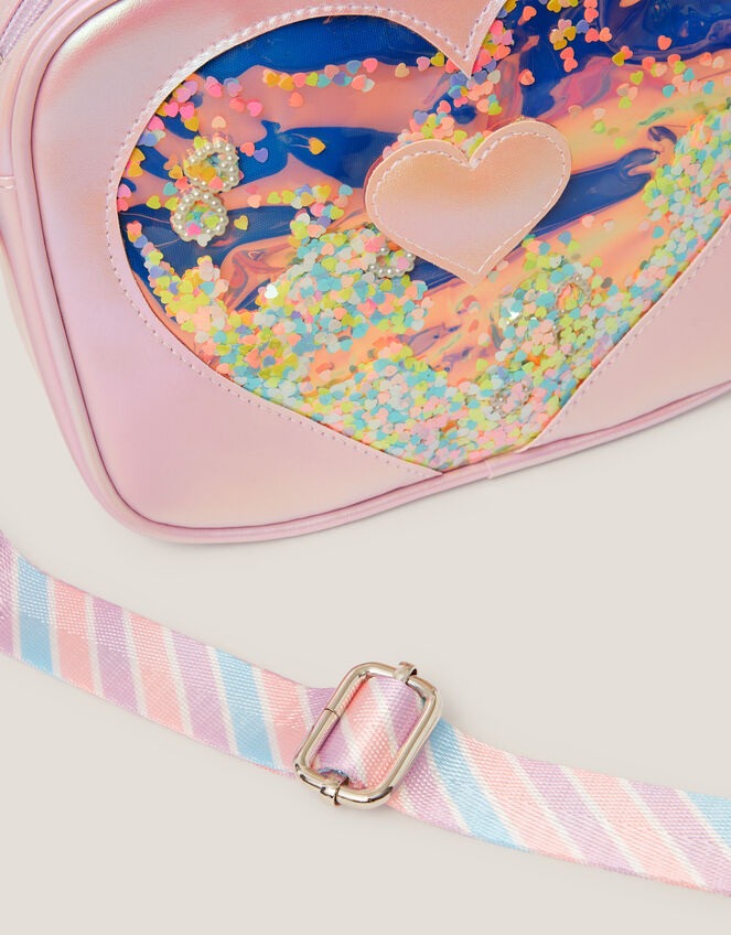 Confetti Heart Crossbody Bag, , large
