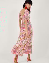 Julietta Floral Maxi Dress, Ivory (IVORY), large