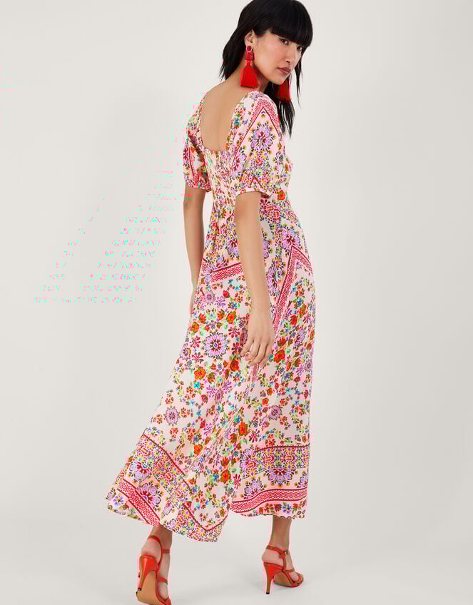Julietta Floral Maxi Dress, Ivory (IVORY), large