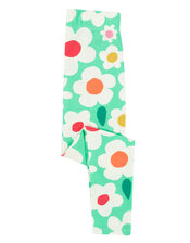 Frugi Leona Printed Leggings, Green (GREEN), large