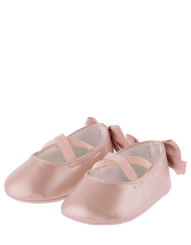 Baby Valeria Shimmer Bootie Shoes, Pink (PINK), large