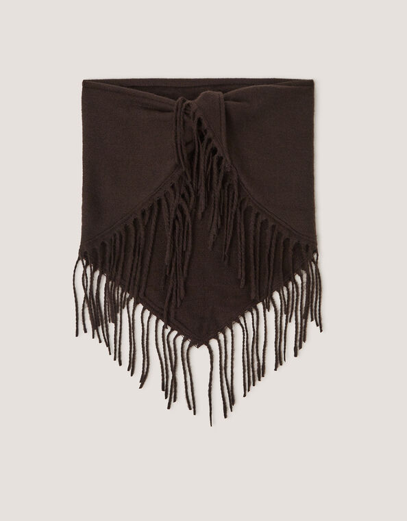 Beatrice Knit Triangle Scarf, , large