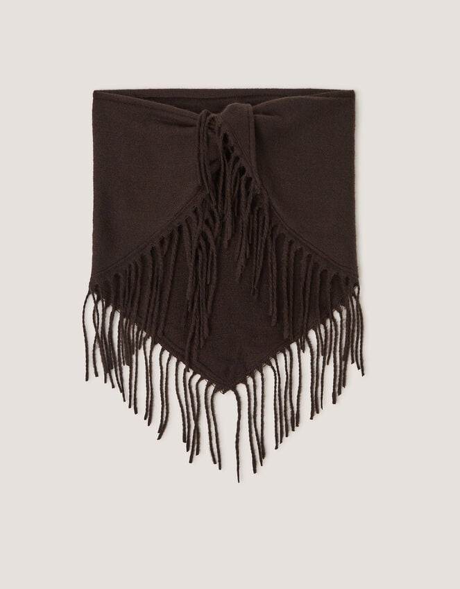 Beatrice Knit Triangle Scarf, , large