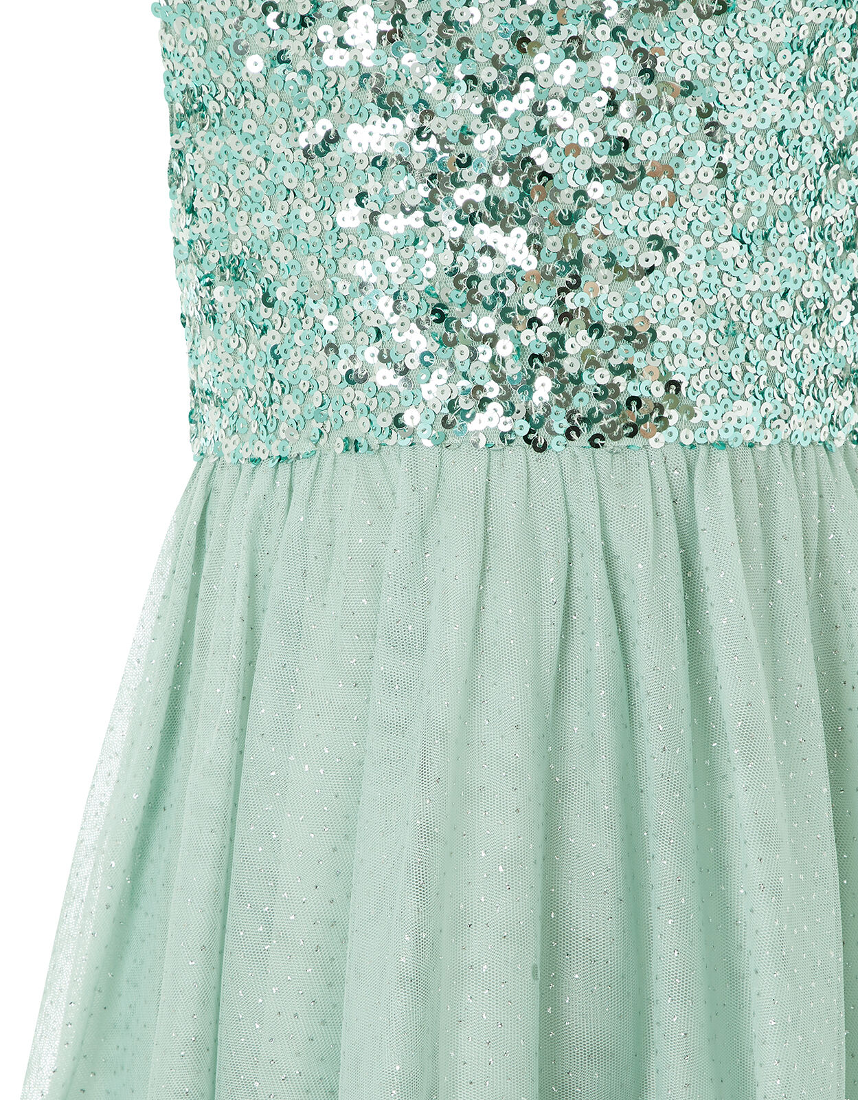 Monsoon green online sequin dress