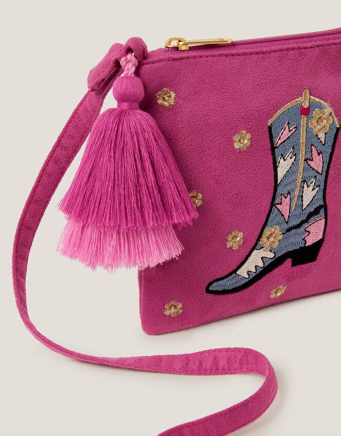 Cowgirl Embroidered Crossbody Bag, , large