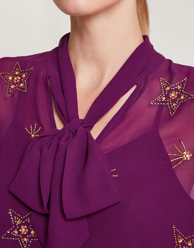 Davina Blouse - Purple