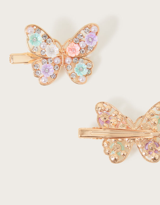 Bloom Butterfly Hair Clips Set of Two | Girls' Hair Accessories | Monsoon  Global.