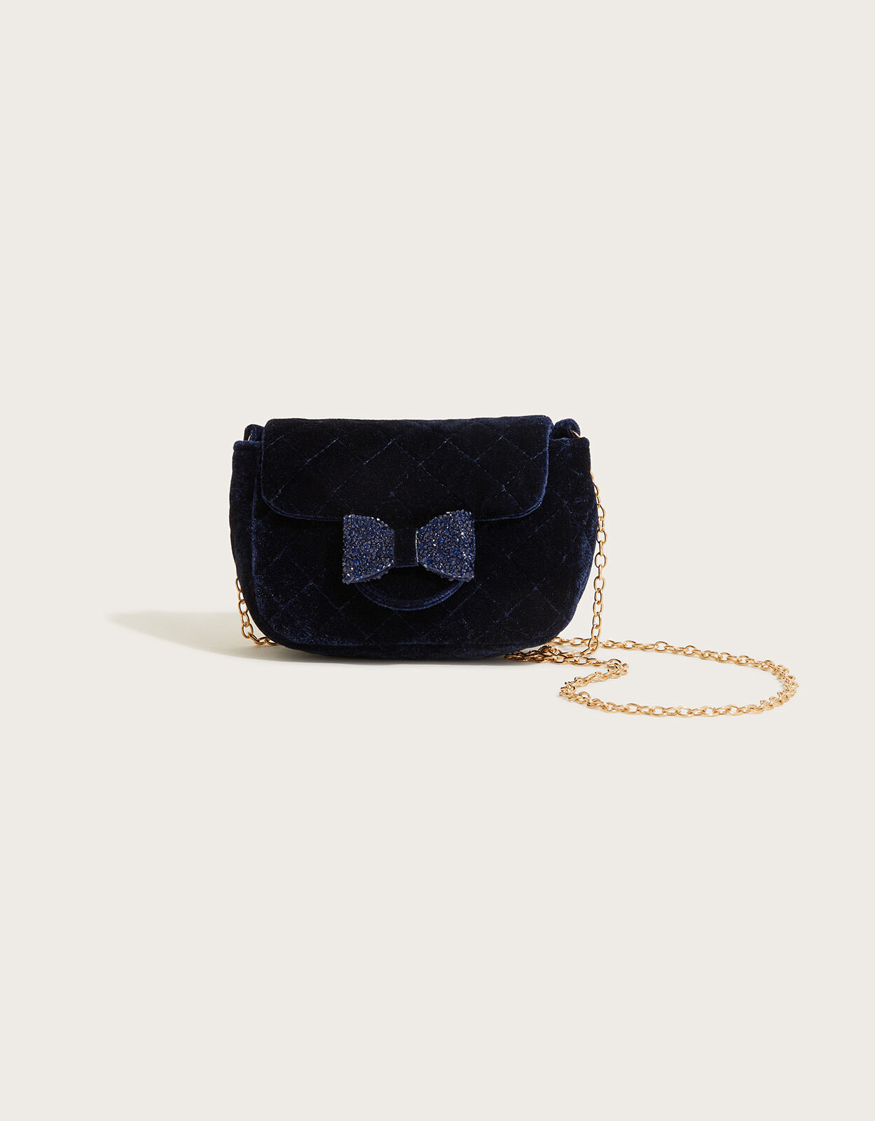 Velvet quilted bag deals