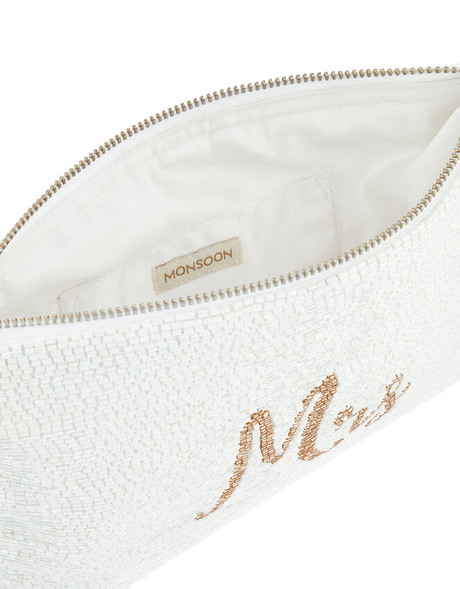 Marnie Mrs Embellished Bridal Pouch, , large
