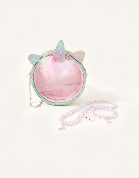 Cosmic Unicorn Mini Bag and Jewellery Set, , large