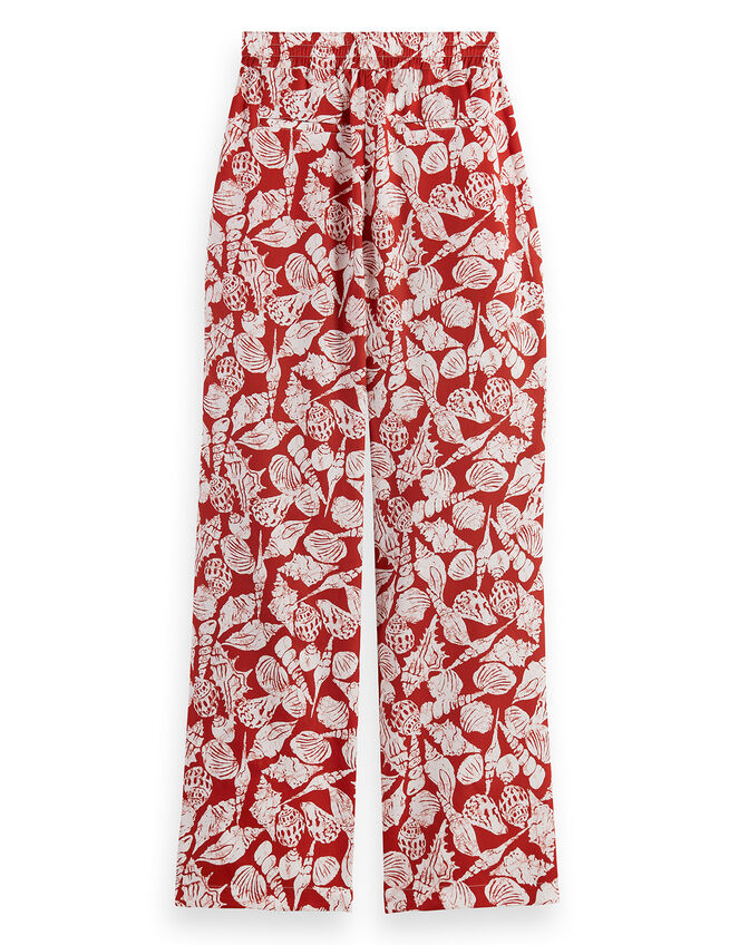 Scotch and Soda 32" Wide Leg Pants, Red (RED), large