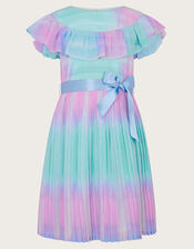 Ombre Pleated Dress, Multi (MULTI), large