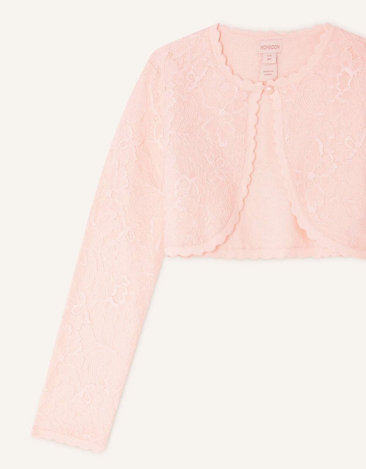 Lace Cardigan Pink | Girls' Cardigans 