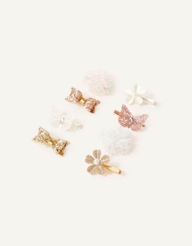 Party Sparkle Hair Clip 8 Pack, , large