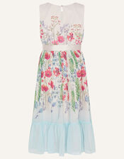 Meadow Printed Chiffon Maxi Dress, Multi (MULTI), large